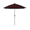 California Umbrella 7.5' Bronze Aluminum Market Patio Umbrella, Pacifica Burgundy 194061336786 - alternate 1